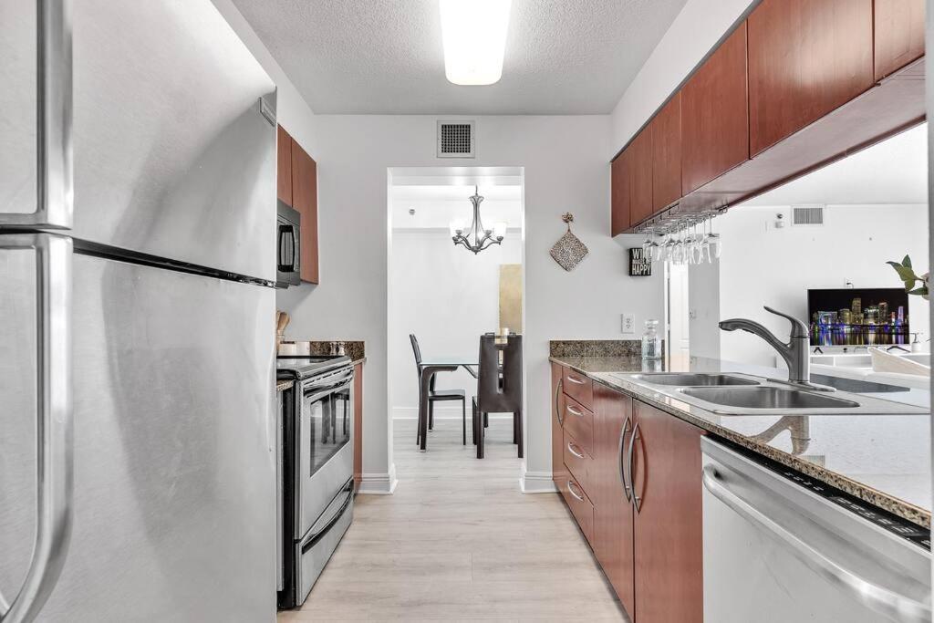 Apartmán Modern 2/2 With Beautiful Ocean And Brickell Views Miami Exteriér fotografie